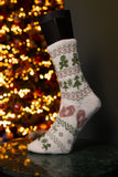 Gehaakte kerstsok uit Kerstsokken breien en haken met Mr. Cey