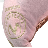 Close-up van het ingeweven CraftEaze label