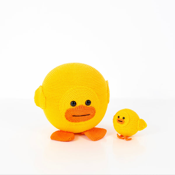 Ballonbal en kleine speelbal eend uit het boek