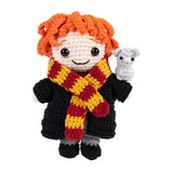 De gehaakte Ron Wemel amigurumi van 14 cm