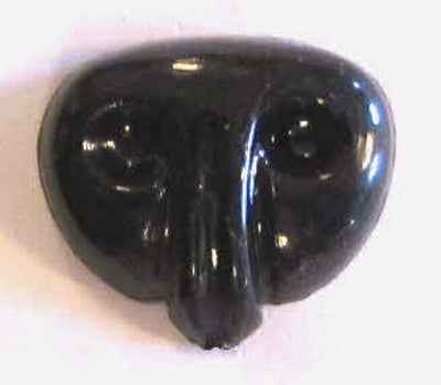 Neuzen kat zwart 14 mm