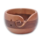 Durable houten yarn bowl laag (5 varianten)