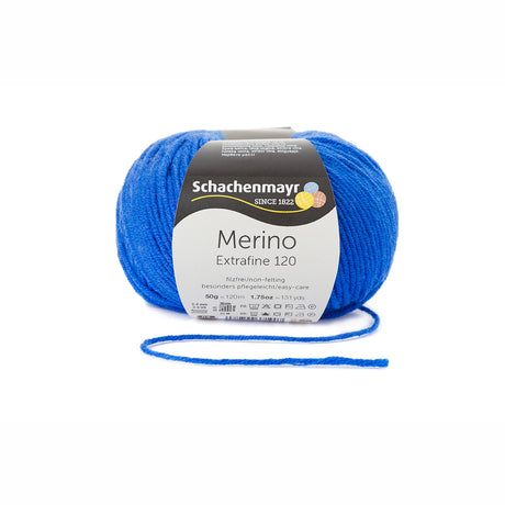 Merino Extrafine 120 koningsblauw 151
