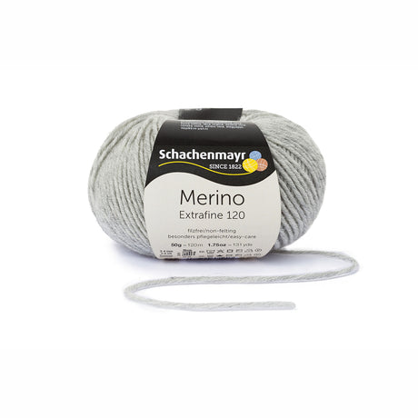 Merino Extrafine 120 lichtgrijs heather 190