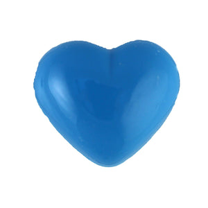 Neuzen hartvormig blauw - 18 mm