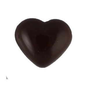 Neuzen hartvormig bruin - 18 mm