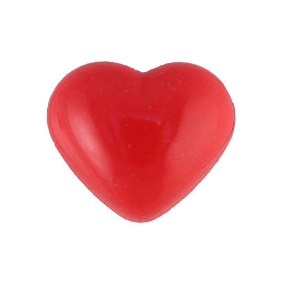 Neuzen hartvormig rood - 18 mm