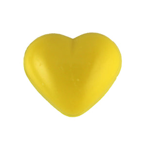 Neuzen hartvormig geel - 18 mm
