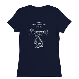 V-Neck T-shirt - Laat het haakbeest in je los